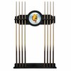 Holland Bar Stool Co Ferris State Cue Rack in Black Finish CueBKFerrSt